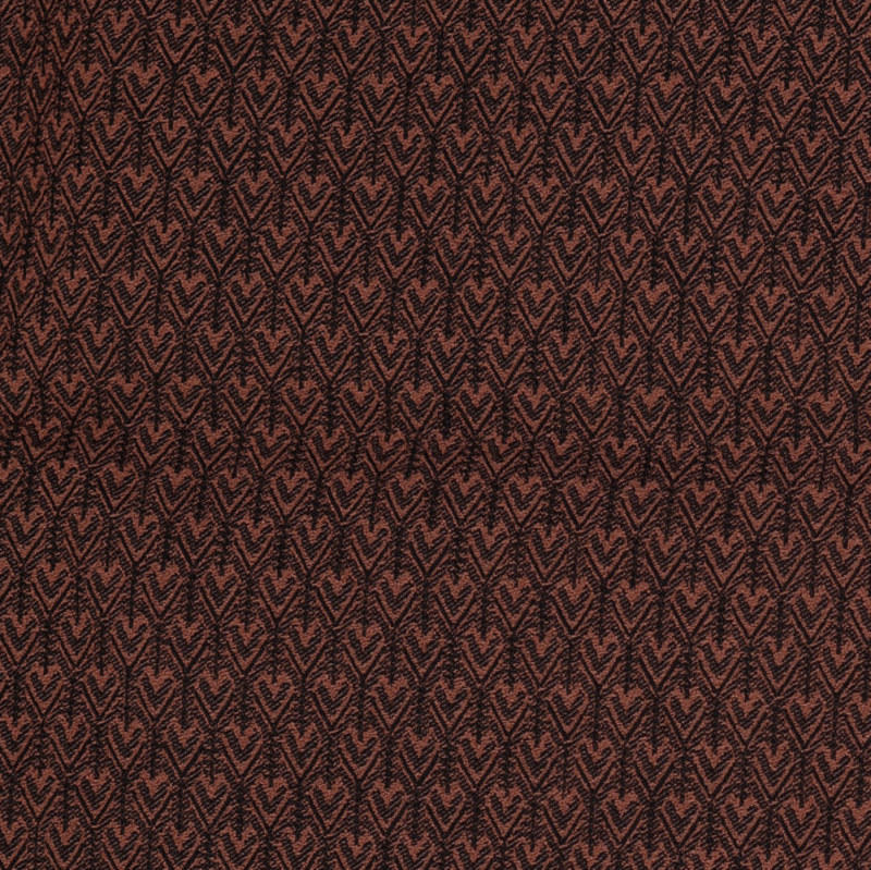 Rust Jacquard Bengaline from Mocuba by Modelo Fabrics