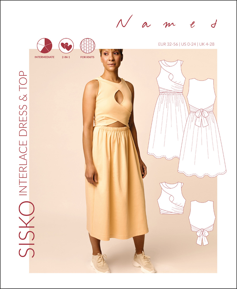 Sisko Interlace Dress & Top Pattern by Named Clothing