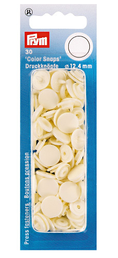 Prym Pearl Non-sew Colour Snaps - 12.4mm 30 Pieces