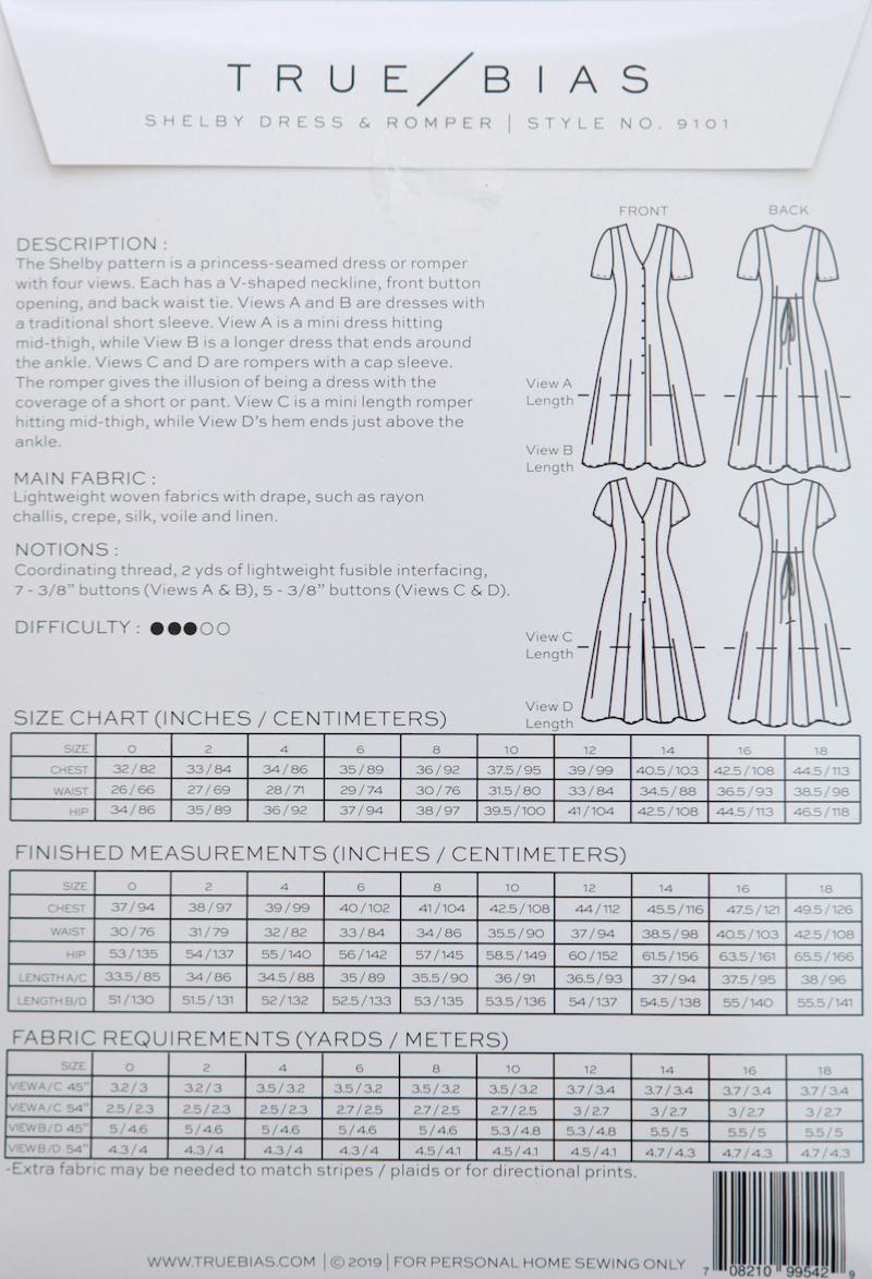 The Shelby Dress & Romper Pattern By True Bias