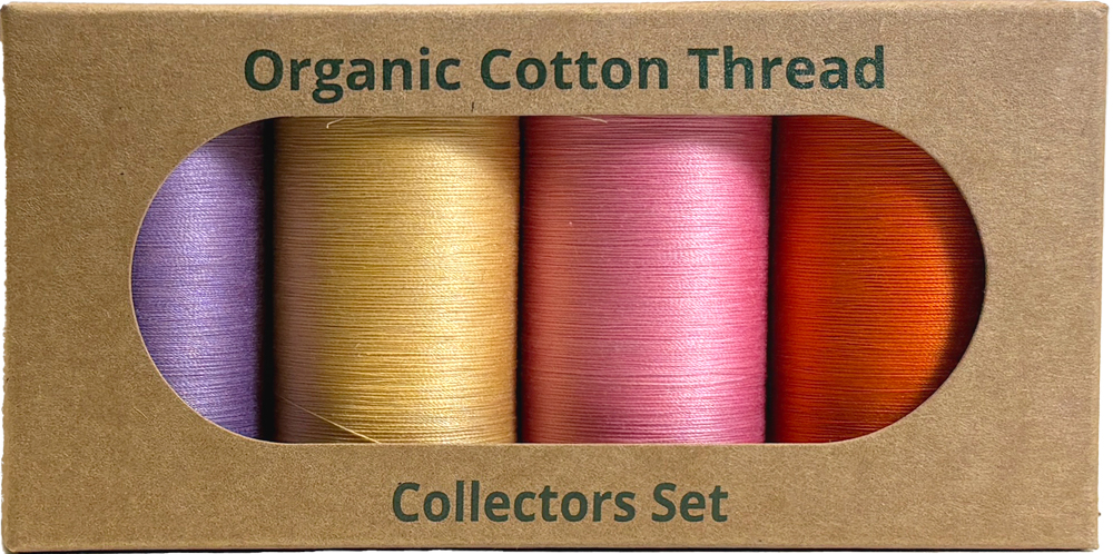 Spring Flowers Organic Cotton 50 Weight Thread Selection 457 Metre Spools