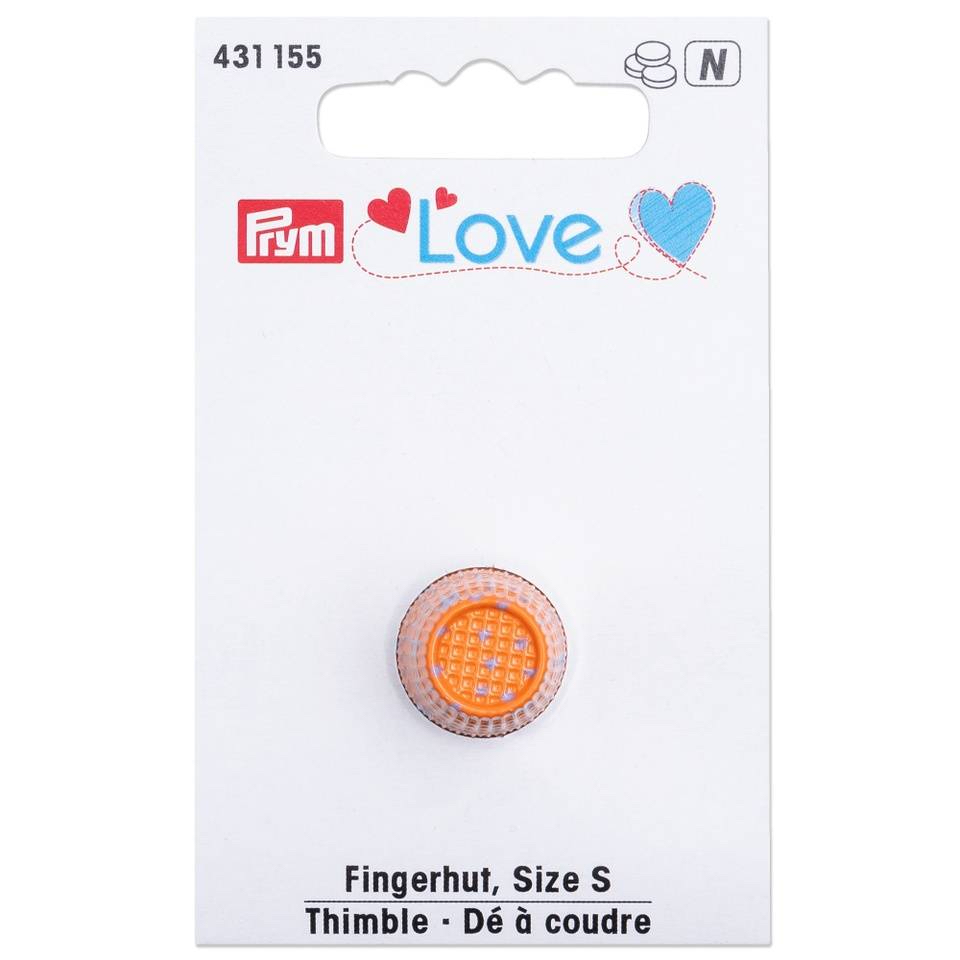 Prym Love Thimble Small Orange (Due May)