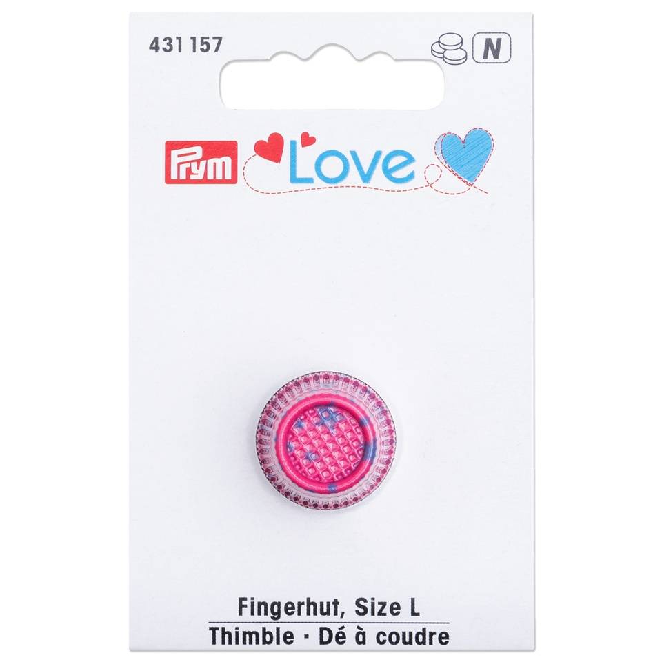 Prym Love Thimble Large Pink (Due May)